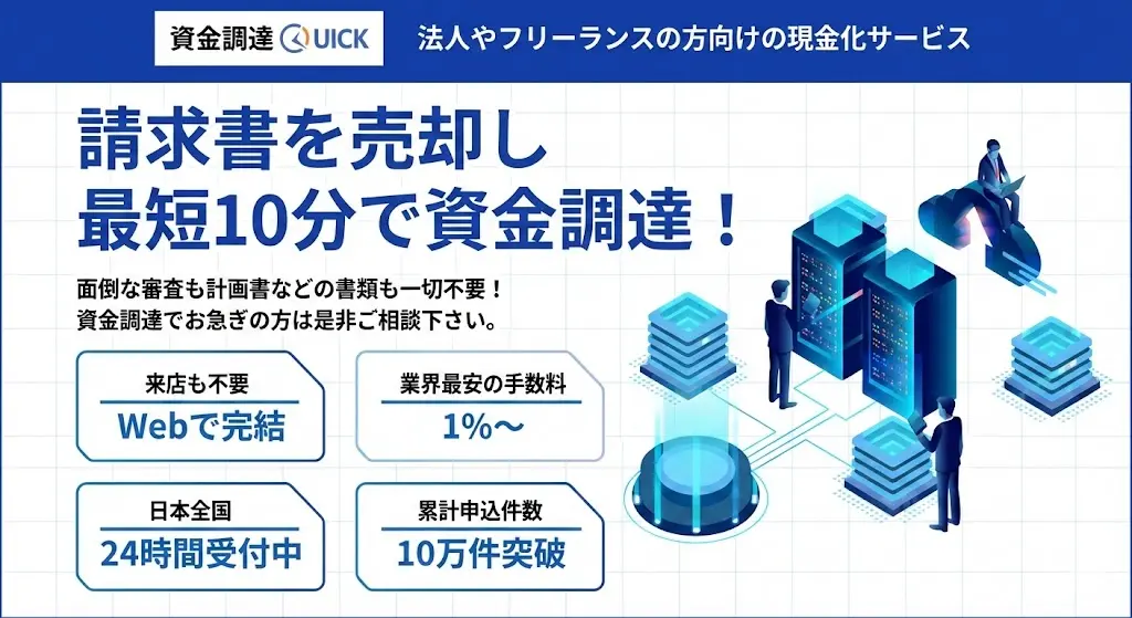 資金調達QUICKは使うべき？元ファクタリング社員が審査・手数料・落とし穴まで実務で解説【2026年版】