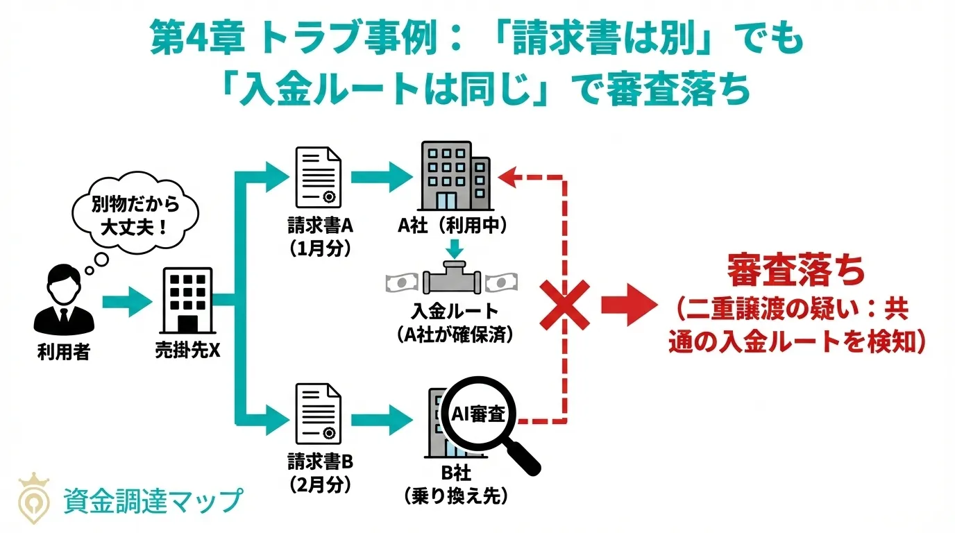 他社利用中ならではのトラブル事例