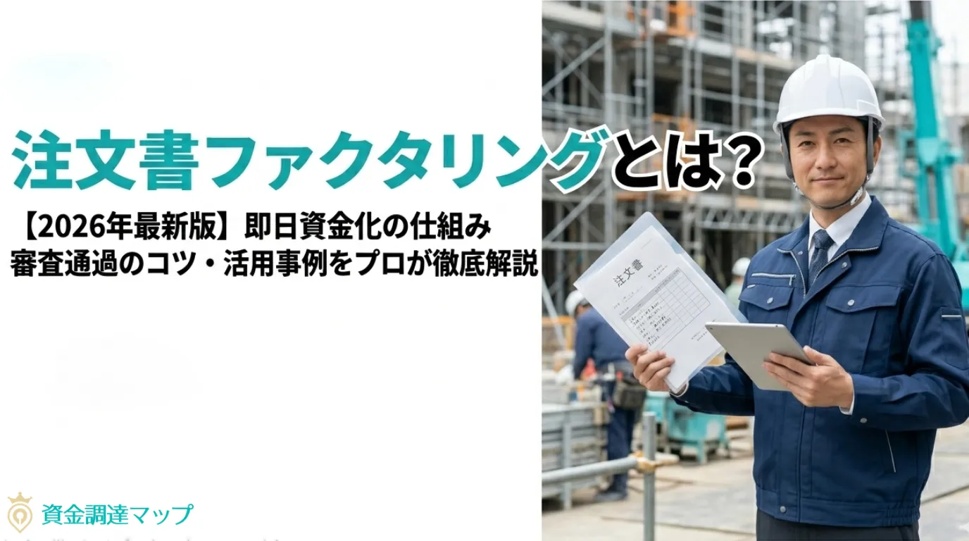 注文書ファクタリングとは？即日資金化の方法・審査通過のコツ・活用事例を元業界人が徹底解説【2026】